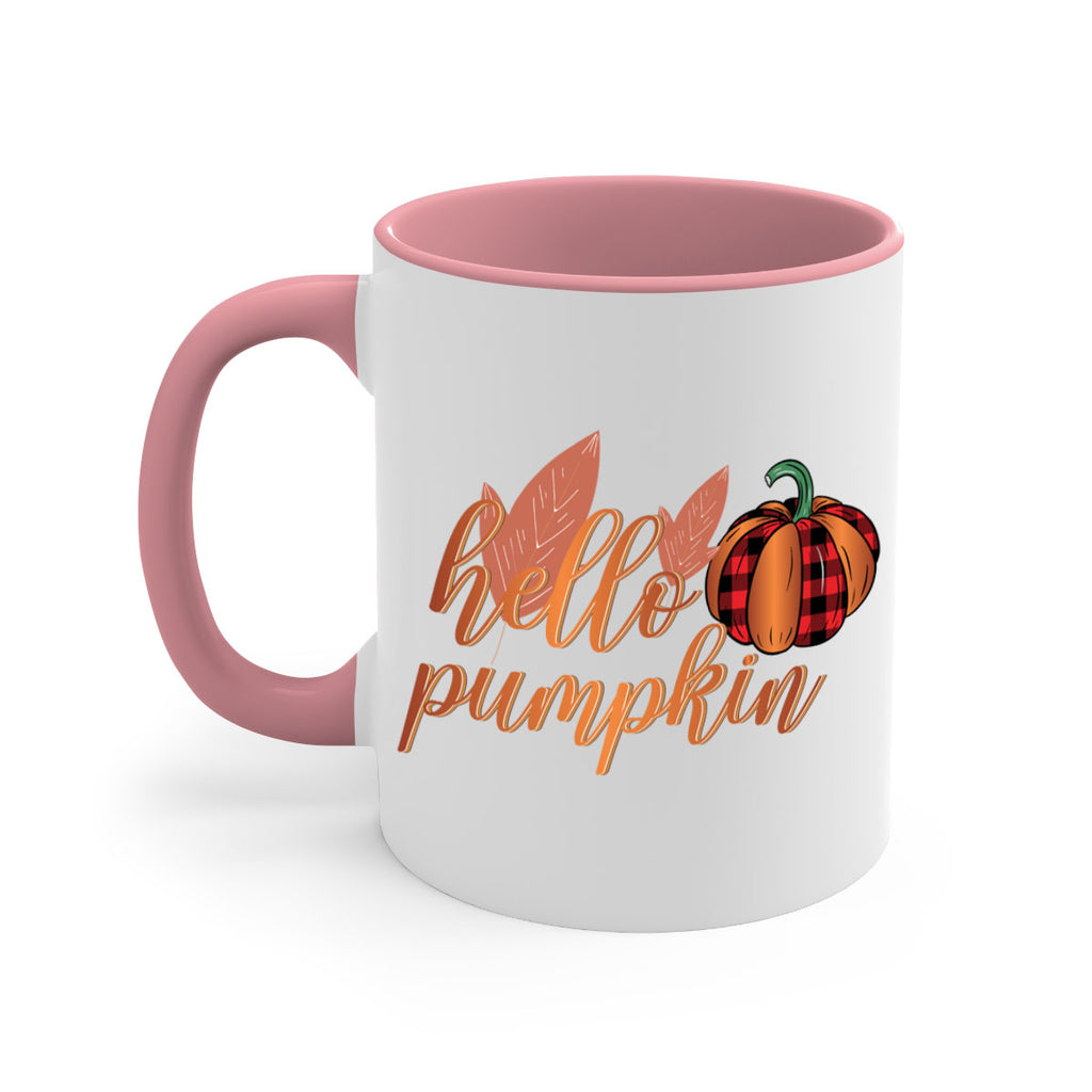 Hello Pumpkin 294#- fall-Mug / Coffee Cup