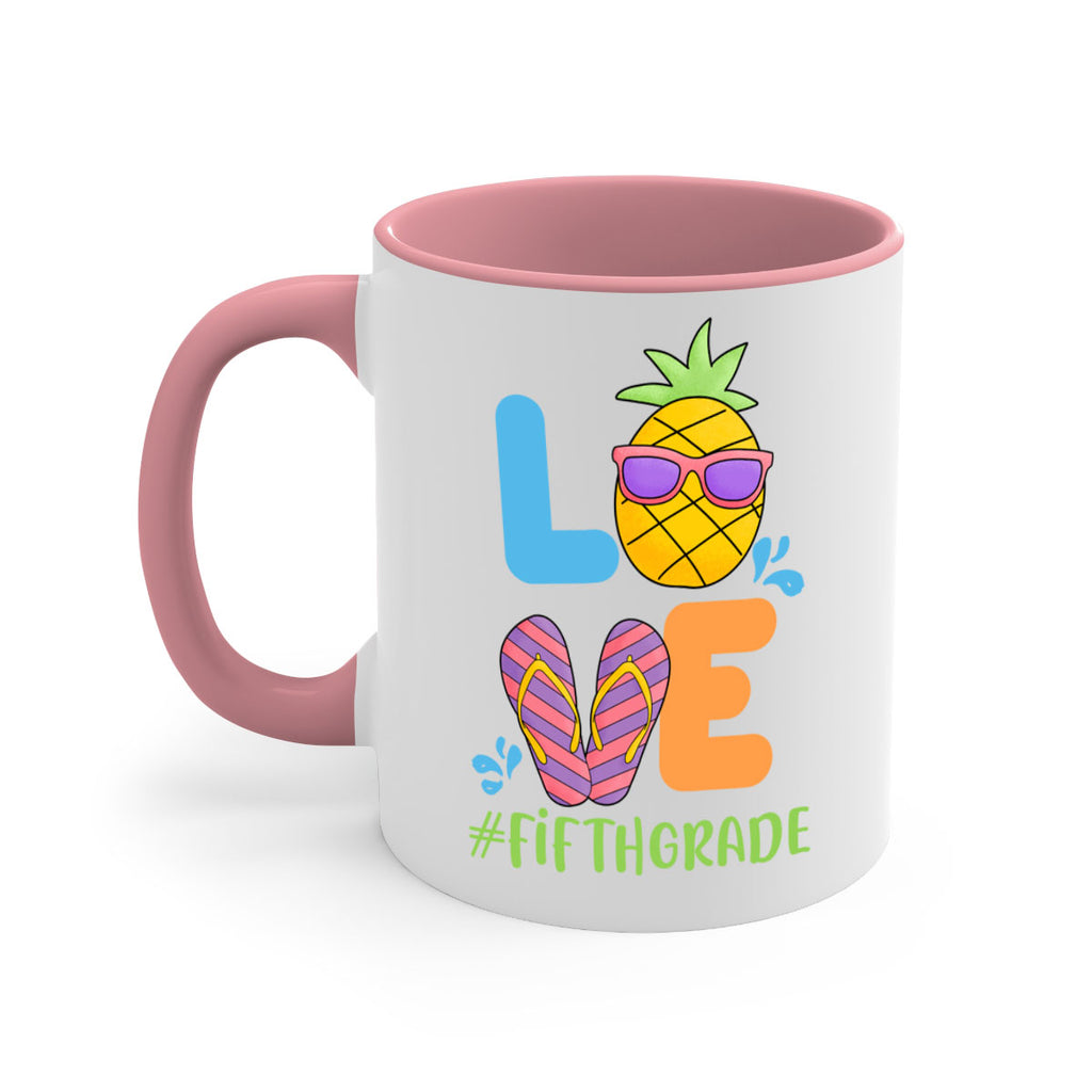 LOVE 5th Grade Summer Pineapple 19#- 5th grade-Mug / Coffee Cup