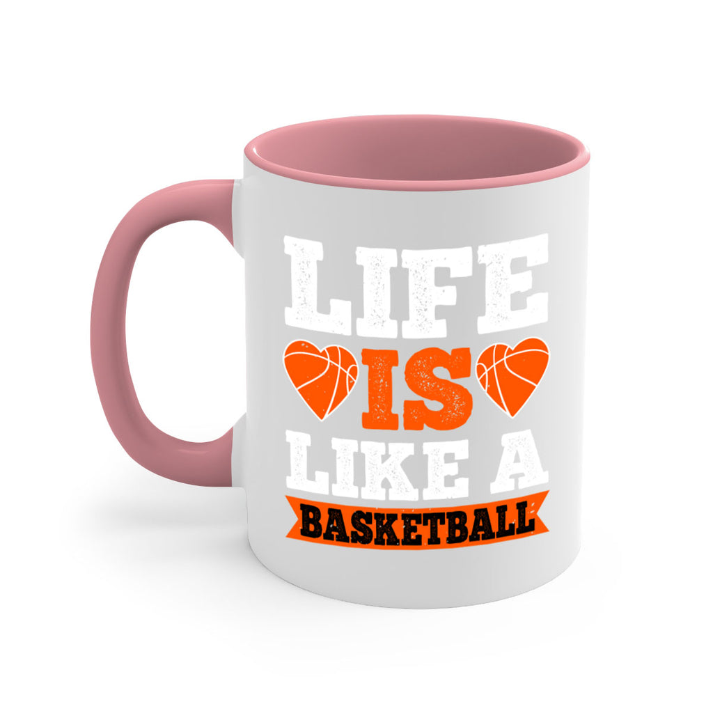 Life is like a basketball 897#- basketball-Mug / Coffee Cup