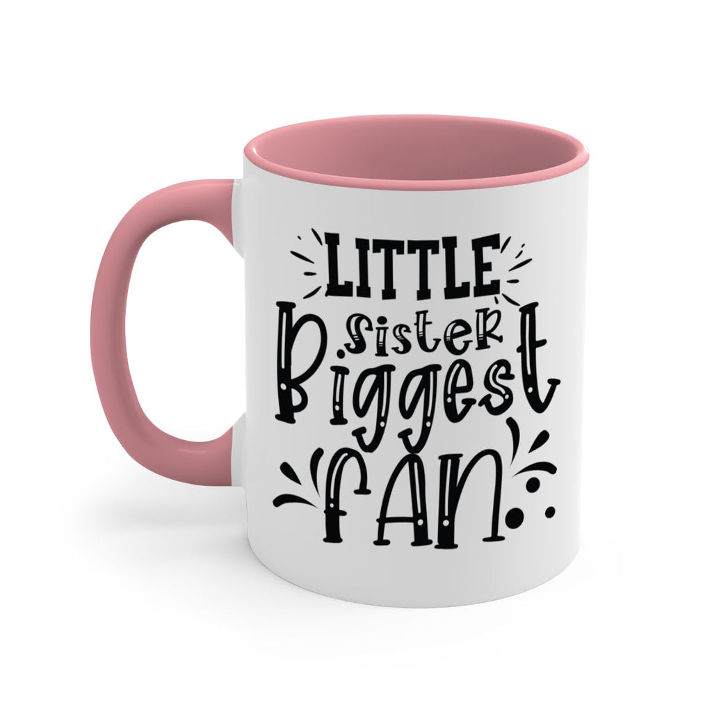 Little Sister Biggest Fan 2055#- baseball-Mug / Coffee Cup