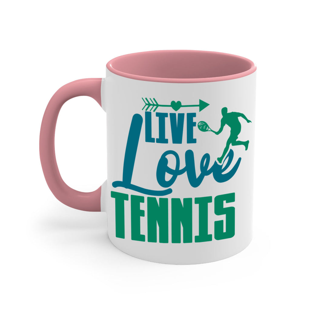 Live Love Tennis 828#- tennis-Mug / Coffee Cup