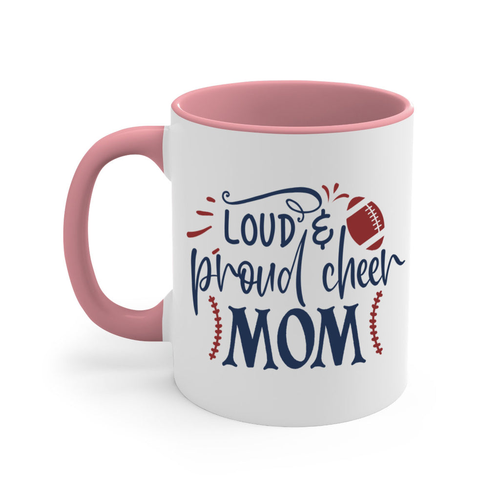 Loud proud cheer mom 1534#- football-Mug / Coffee Cup