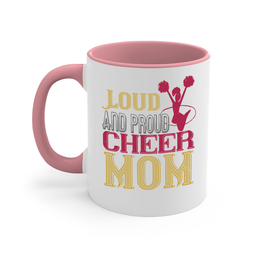 Loud proud cheer mom 764#- football-Mug / Coffee Cup