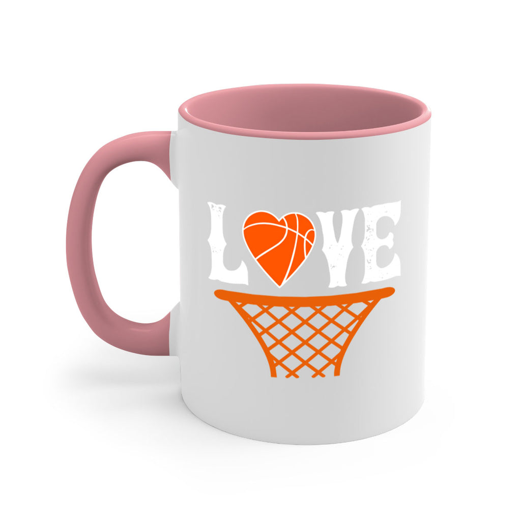 Love 704#- basketball-Mug / Coffee Cup