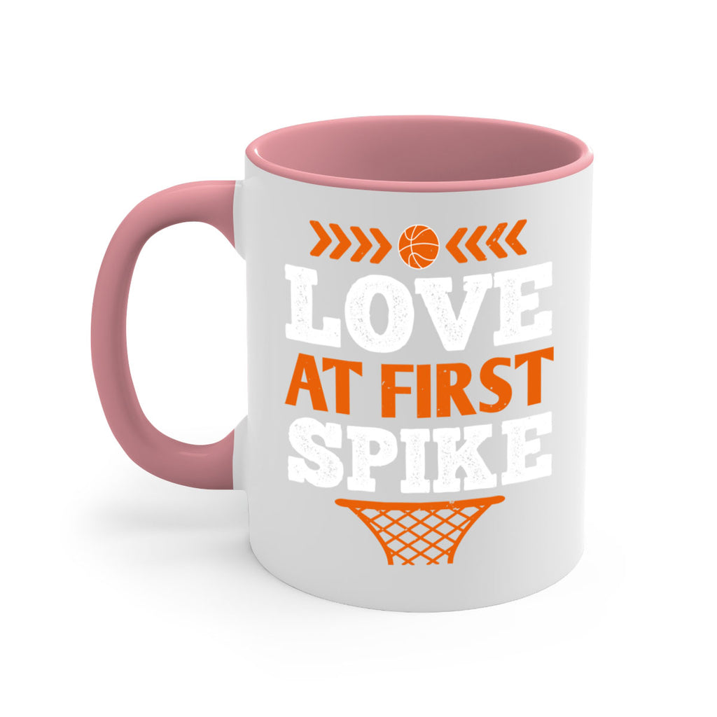 Love at first spike 736#- basketball-Mug / Coffee Cup