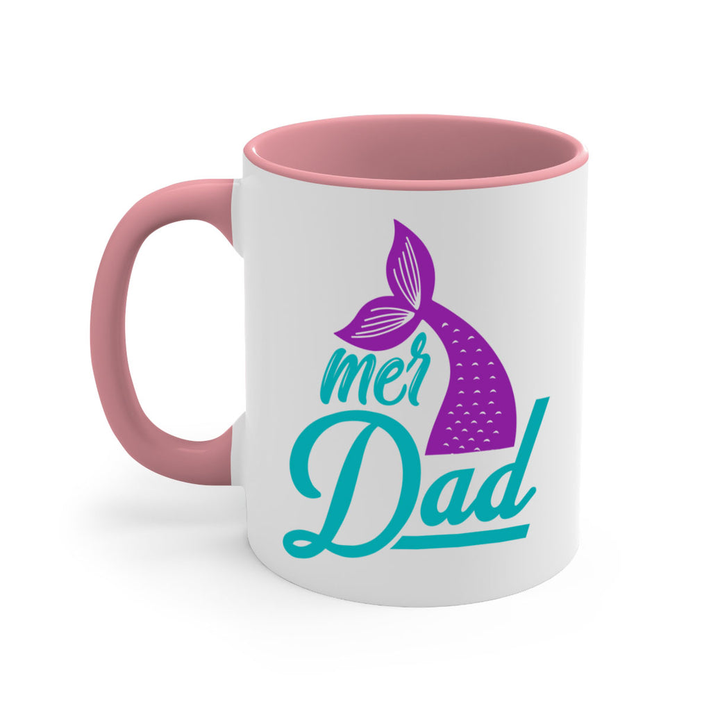 Mer Dad 325#- mermaid-Mug / Coffee Cup