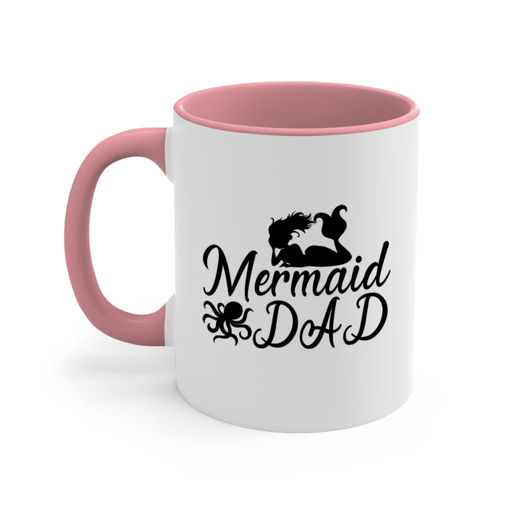 Mermaid Dad 357#- mermaid-Mug / Coffee Cup
