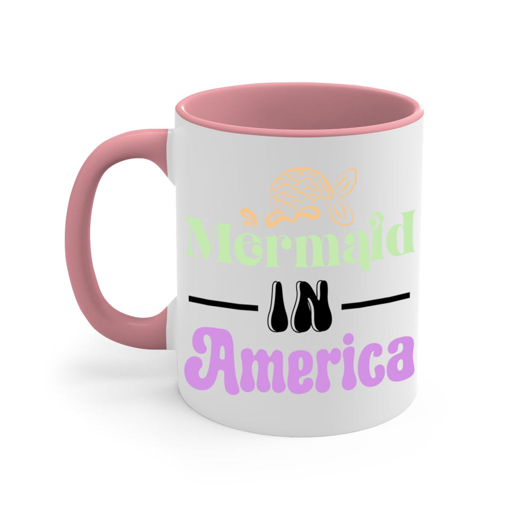 Mermaid In America 420#- mermaid-Mug / Coffee Cup