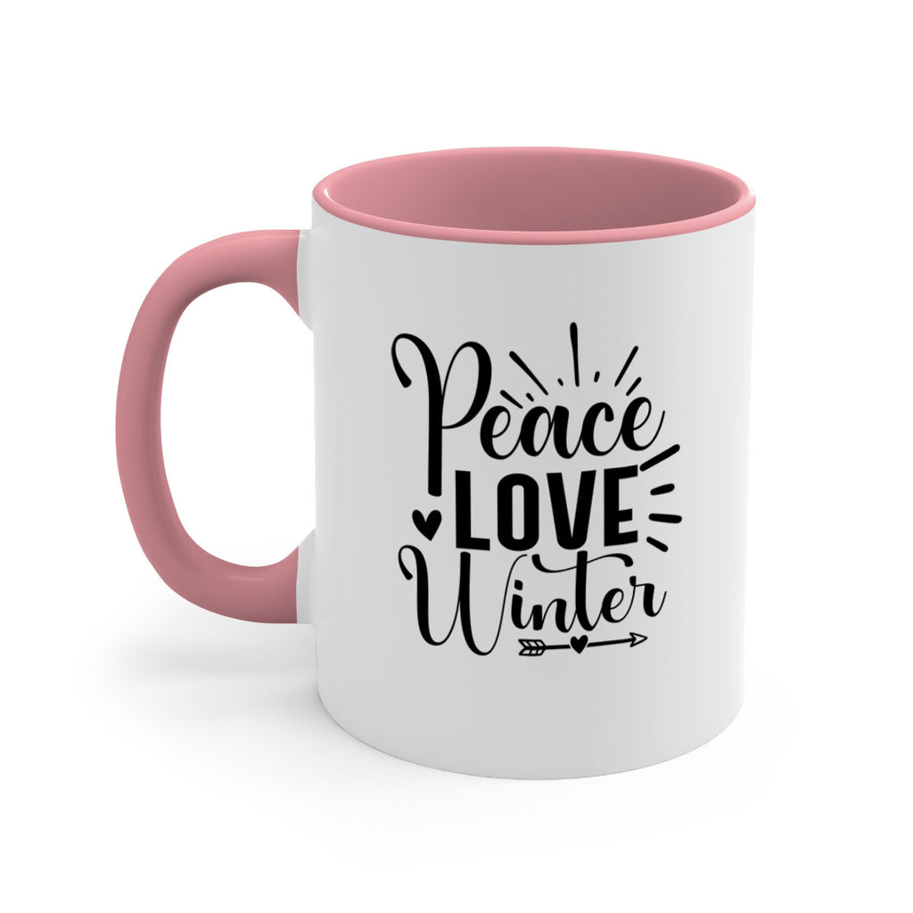 Peace Love Winter 331#- winter-Mug / Coffee Cup