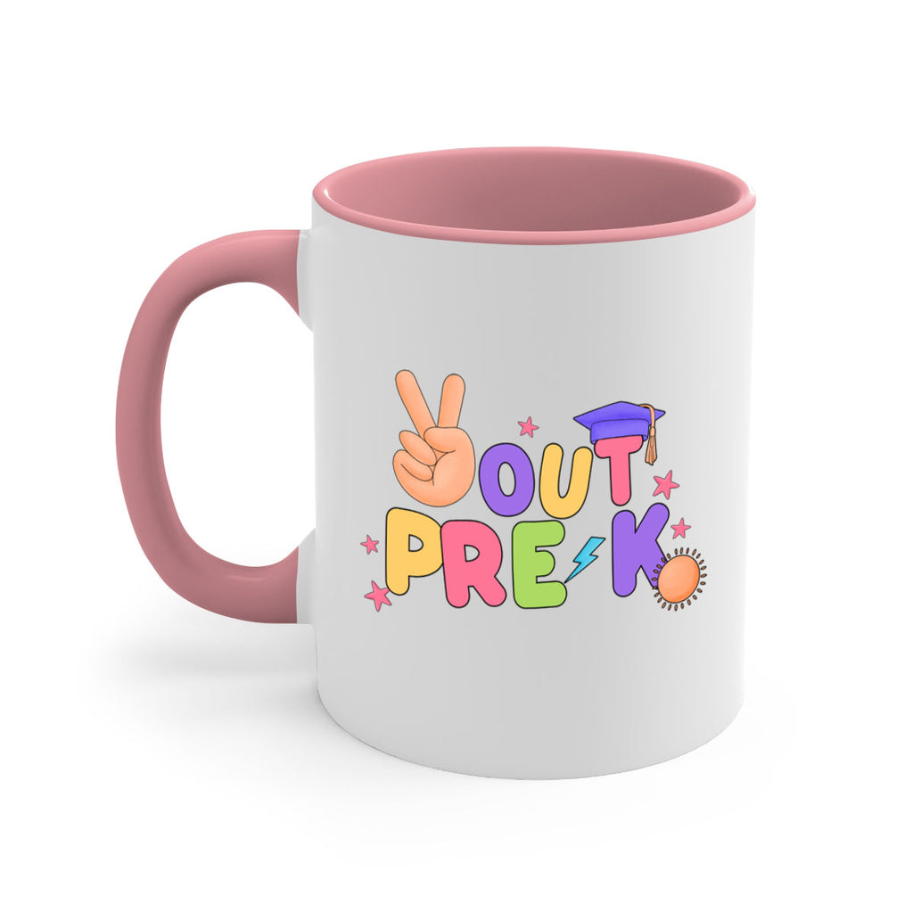 Peace Out PreK Peace Hand 22#- preK-Mug / Coffee Cup
