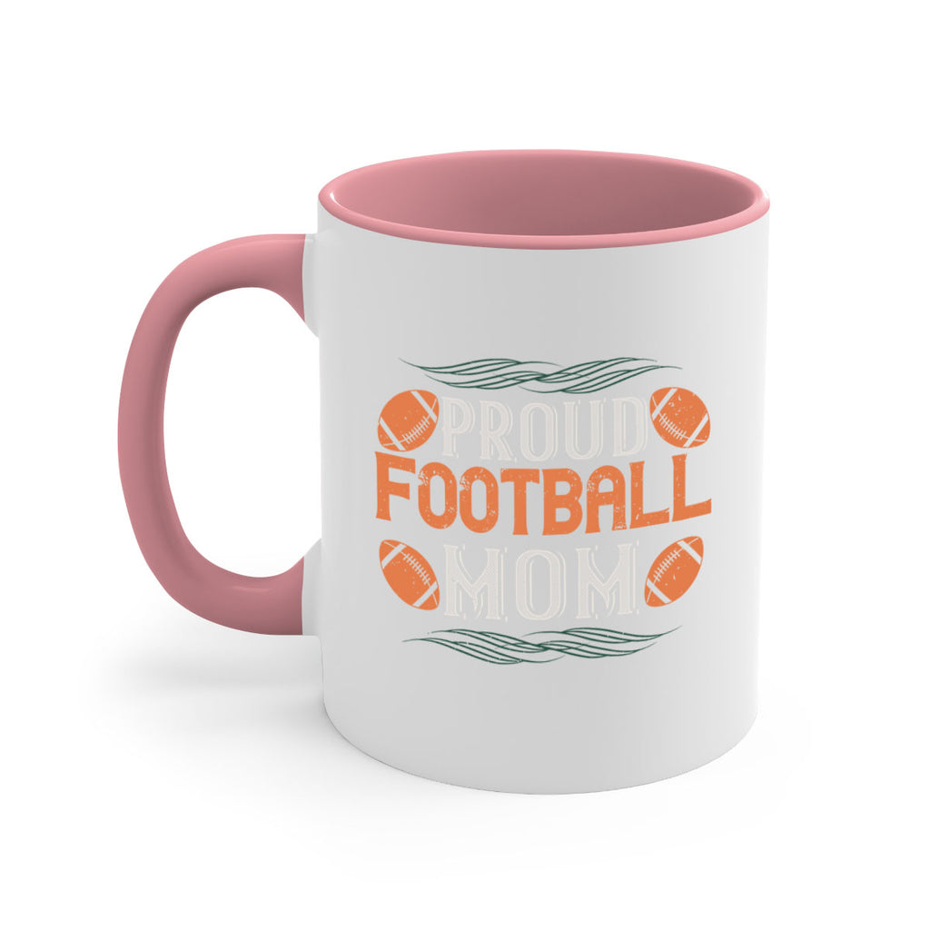 Proud football mom 562#- football-Mug / Coffee Cup