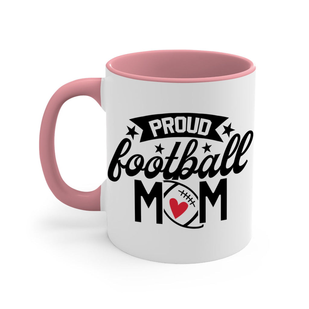 Proud football mom 563#- football-Mug / Coffee Cup