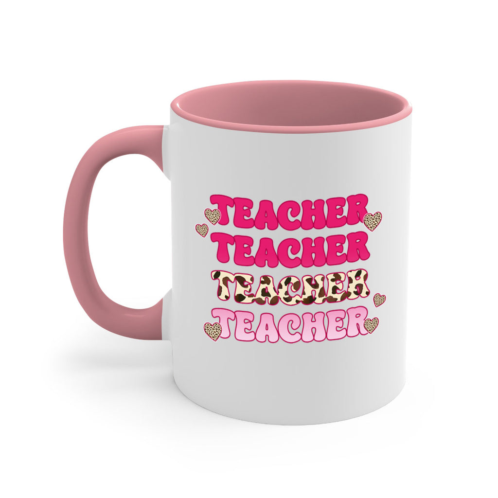 Retro Teacher Valentine 10#- teacher-Mug / Coffee Cup