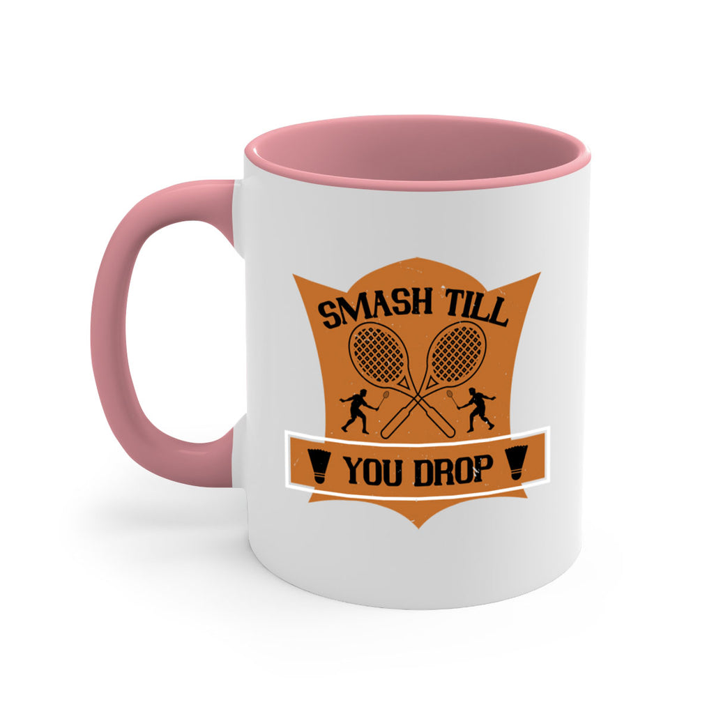 SMASH till you drop 1864#- badminton-Mug / Coffee Cup
