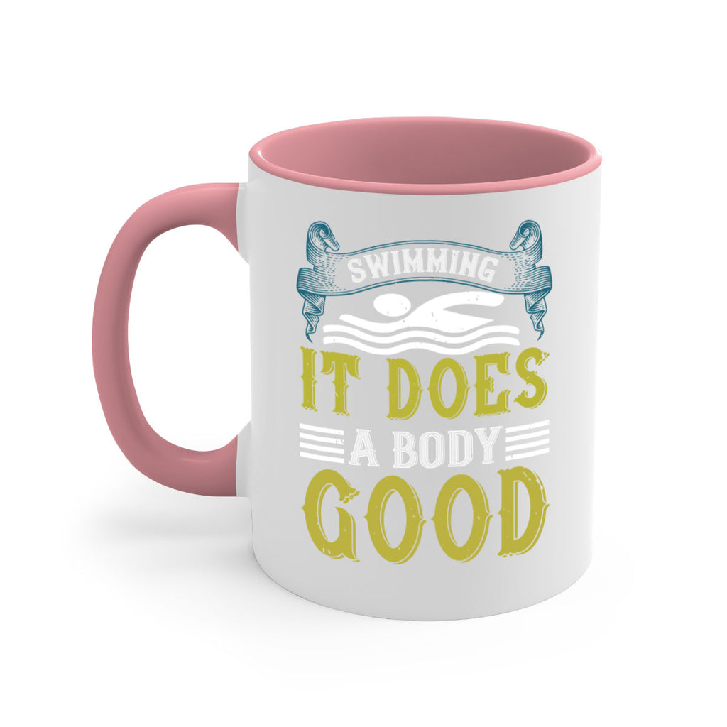 Swimming it does a body good 372#- swimming-Mug / Coffee Cup