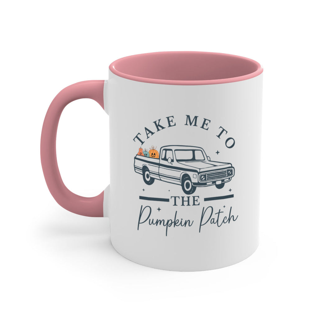 Take Me To The Pumpkin Patch 593#- fall-Mug / Coffee Cup