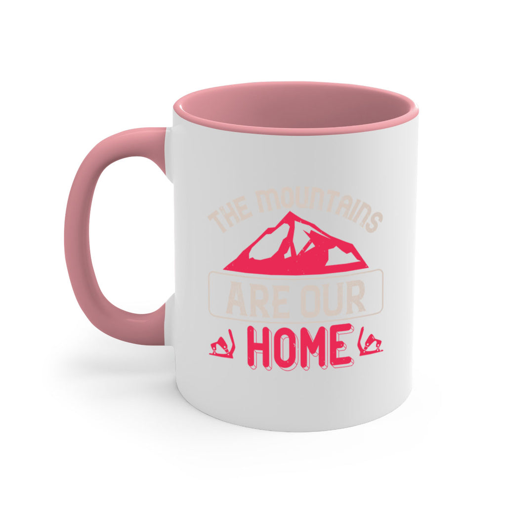 The mountains are our home 194#- ski-Mug / Coffee Cup