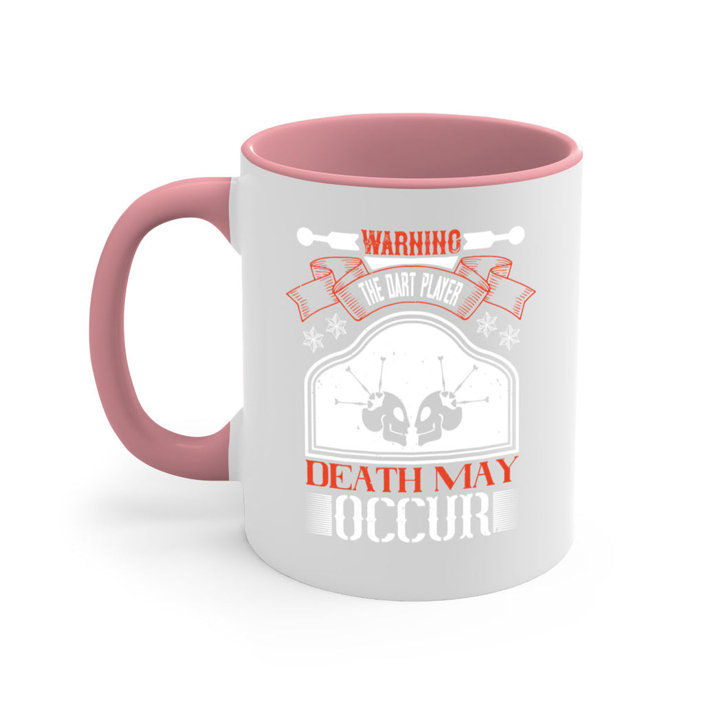Warning the dart player death may occur 1764#- darts-Mug / Coffee Cup