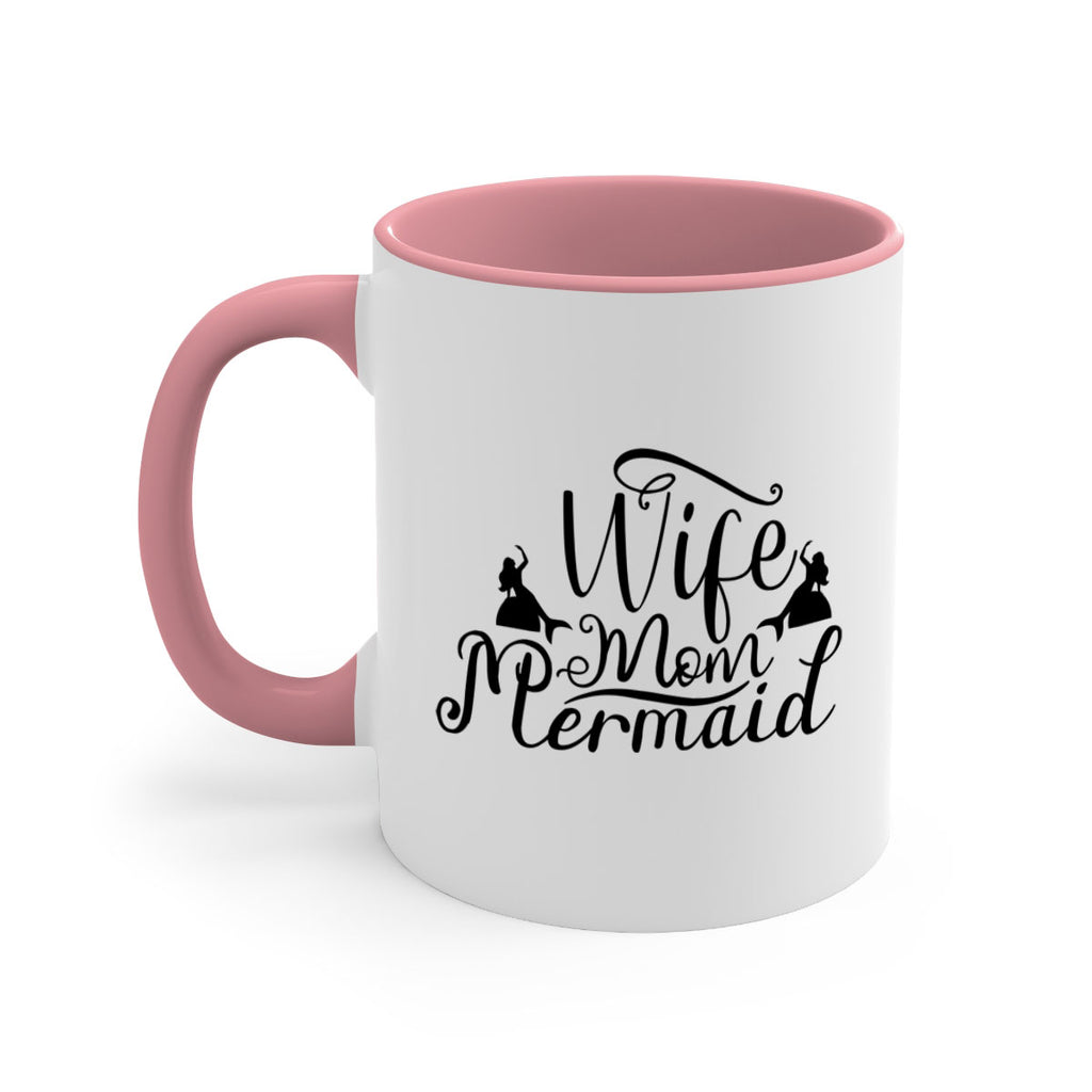Wife Mom Mermaid 671#- mermaid-Mug / Coffee Cup