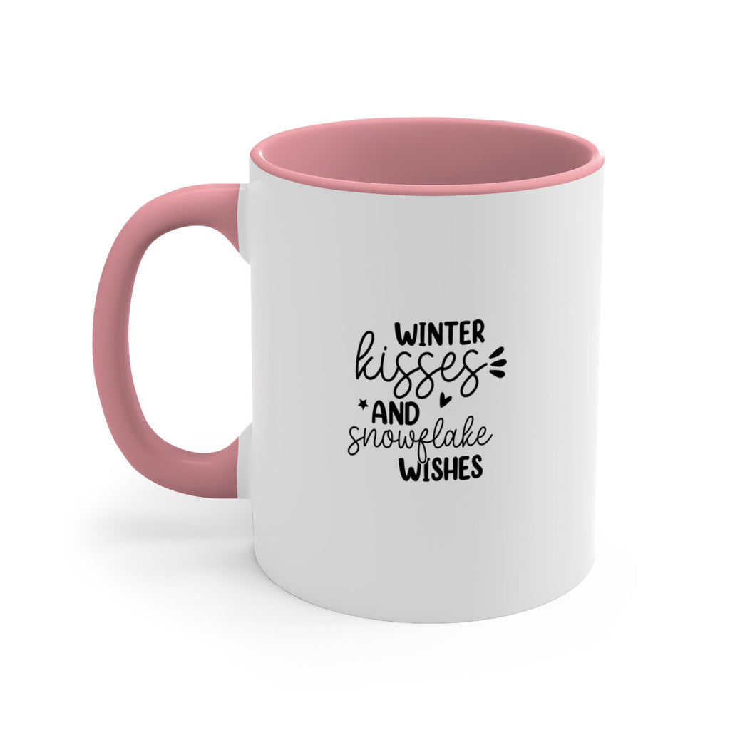 Winter Kisses And Snowflake Wishes 516#- winter-Mug / Coffee Cup