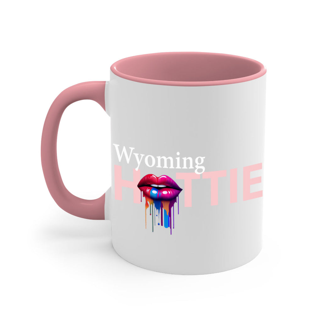 Wyoming Hottie with dripping lips 124#- Hottie Collection-Mug / Coffee Cup