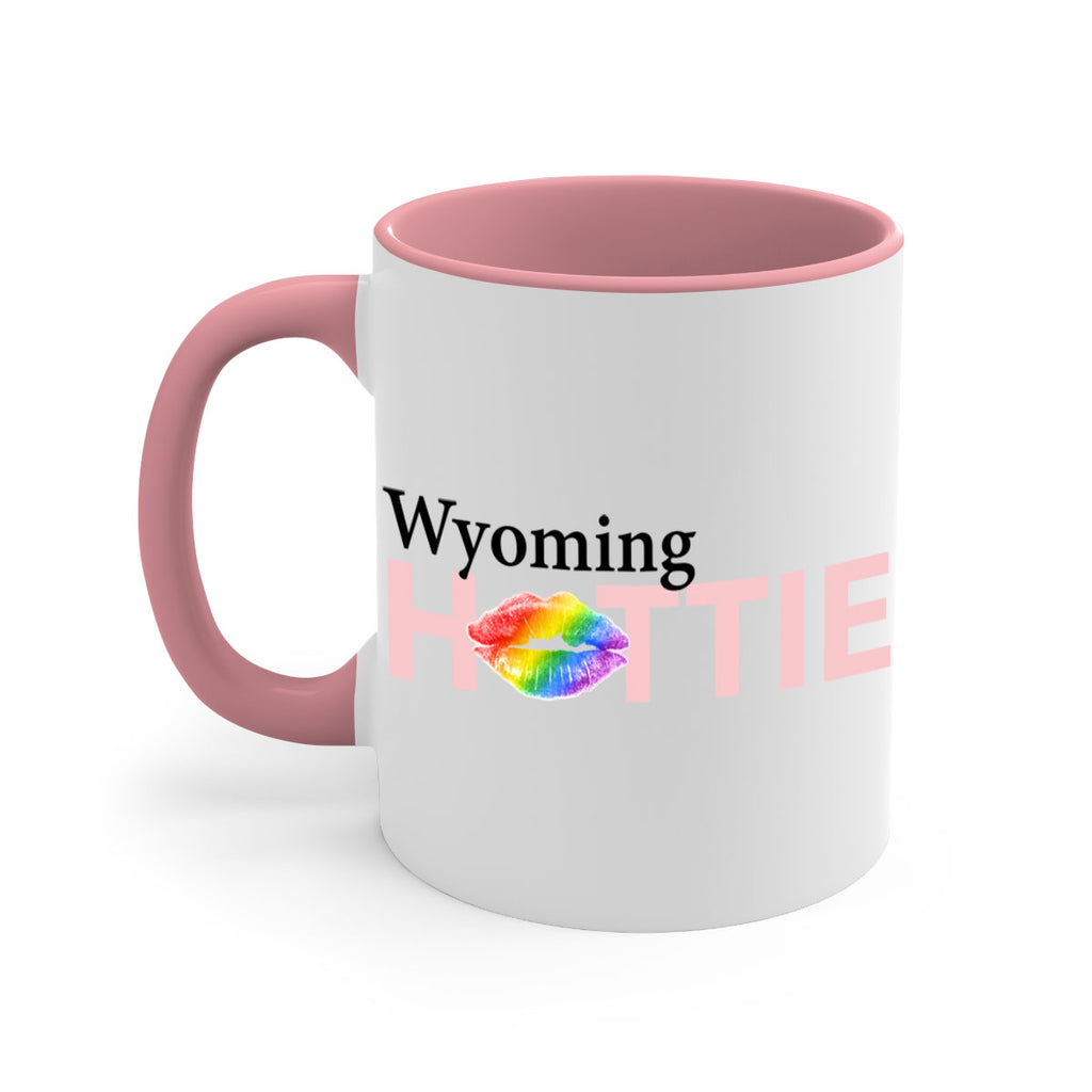 Wyoming Hottie with rainbow lips 50#- Hottie Collection-Mug / Coffee Cup