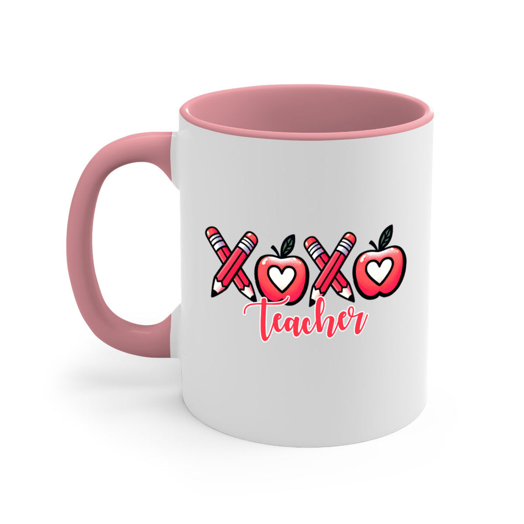 XOXO Teacher Apple Valentine 20#- teacher-Mug / Coffee Cup