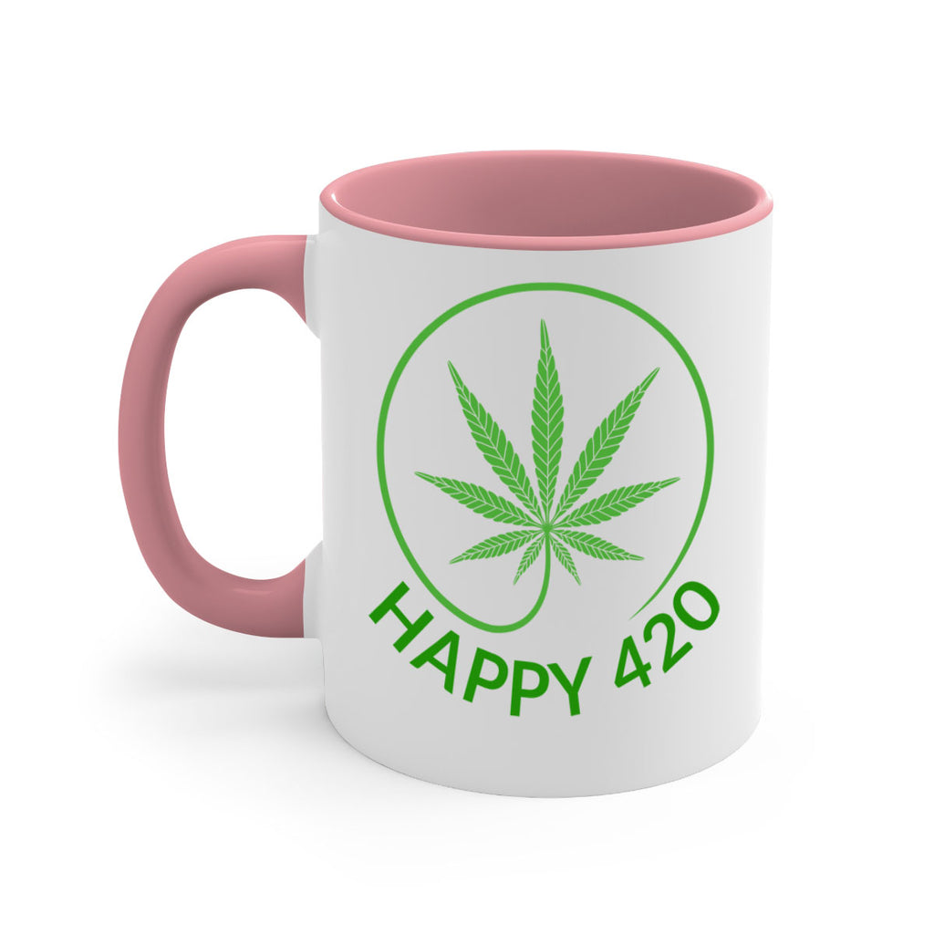 happy 420 100#- marijuana-Mug / Coffee Cup
