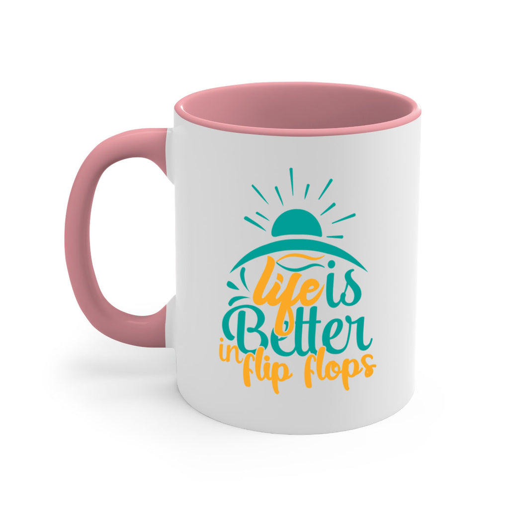 life is better in flip flops Style 89#- Summer-Mug / Coffee Cup