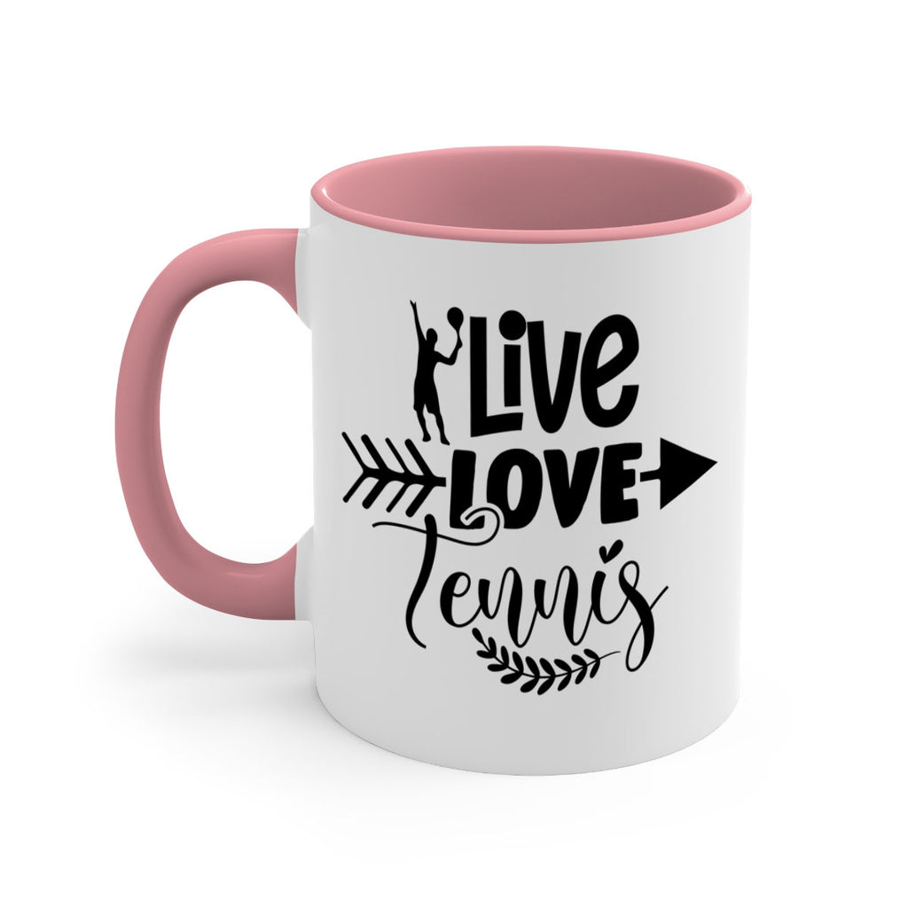 live love Tennis 818#- tennis-Mug / Coffee Cup
