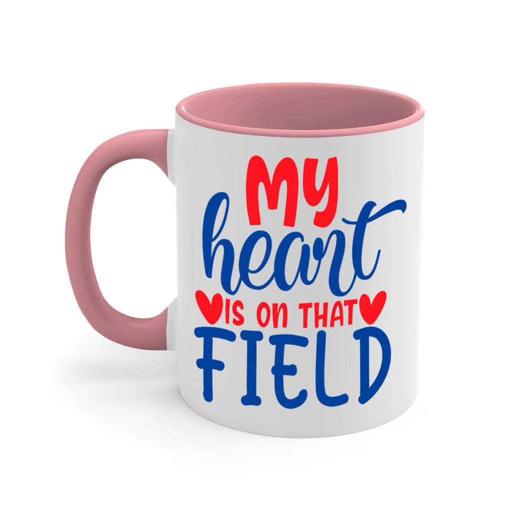 my heart is on that field 2050#- baseball-Mug / Coffee Cup