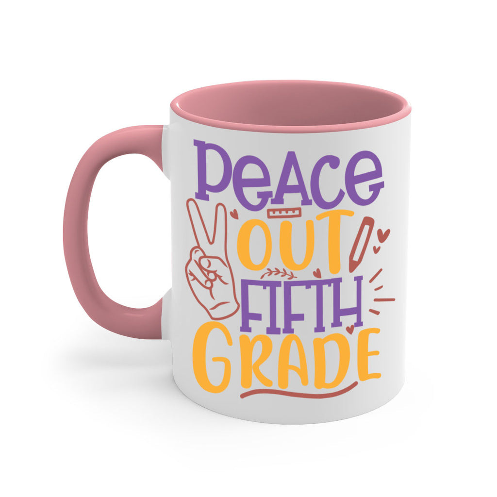 peace out 5th grade 1#- 5th grade-Mug / Coffee Cup