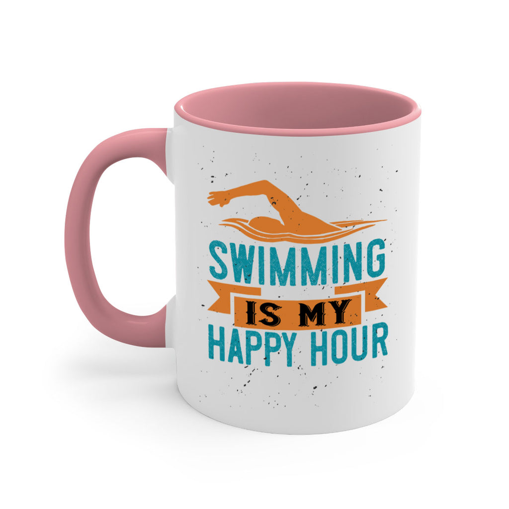 swimming is myhappy hour 378#- swimming-Mug / Coffee Cup