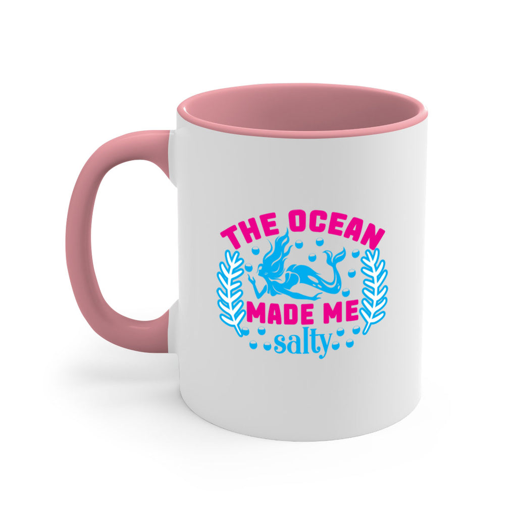 the ocean made me salty 629#- mermaid-Mug / Coffee Cup