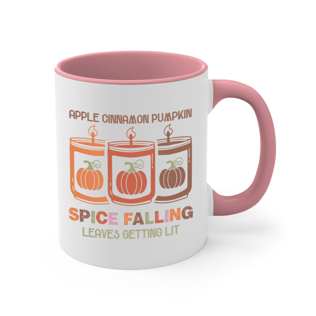 Apple Cinnamon Pumpkin Spice Falling Leaves Getting Lit 11#- fall-Mug / Coffee Cup