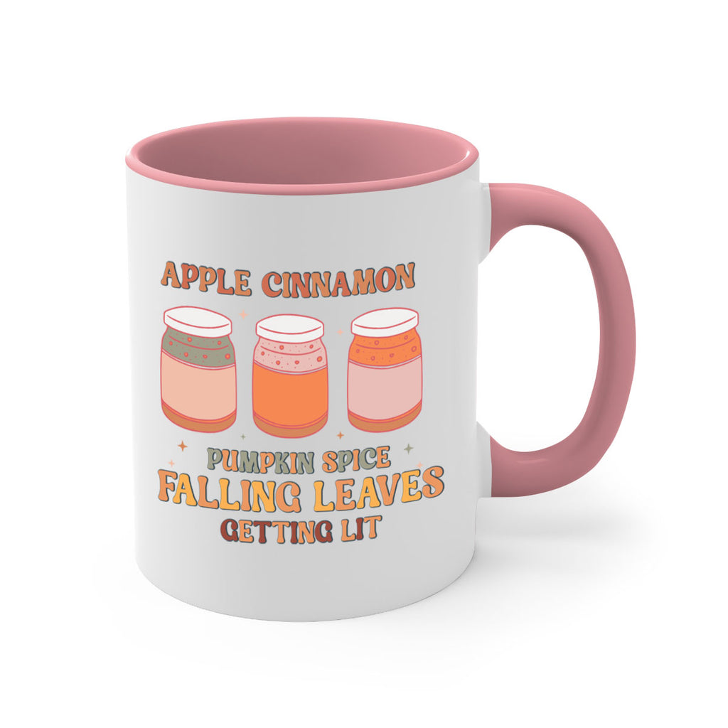 Apple Cinnamon Pumpkin Spice Falling Leaves Getting Lit 12#- fall-Mug / Coffee Cup