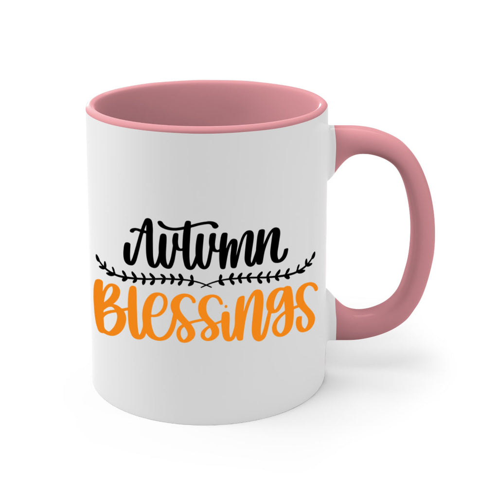 Autumn Blessings 473#- fall-Mug / Coffee Cup