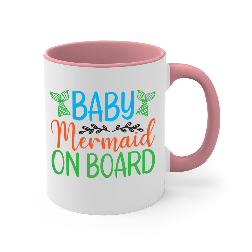 Baby Mermaid On Board 33#- mermaid-Mug / Coffee Cup