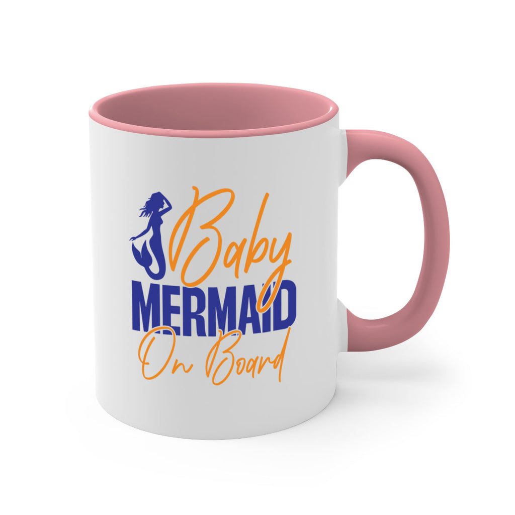 Baby Mermaid on Board 20#- mermaid-Mug / Coffee Cup