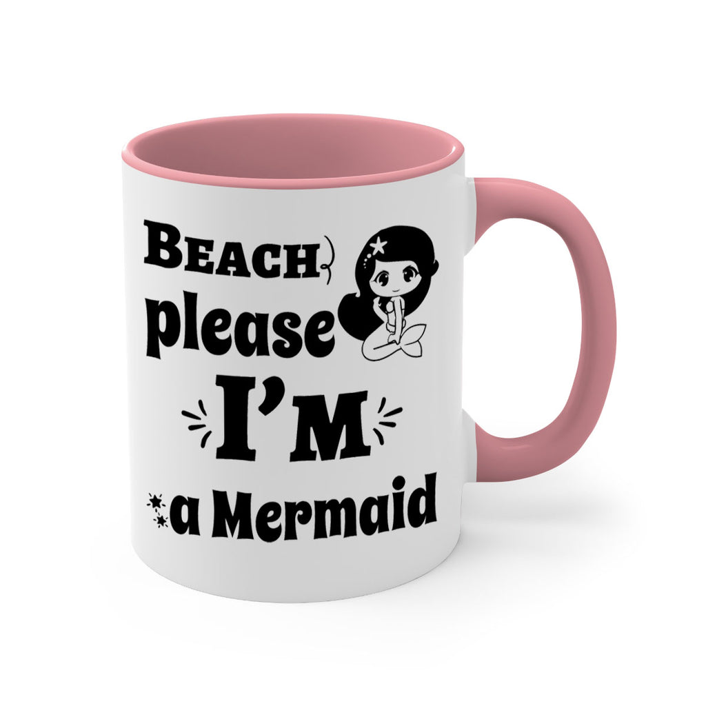 Beach please Im a Mermaid 60#- mermaid-Mug / Coffee Cup