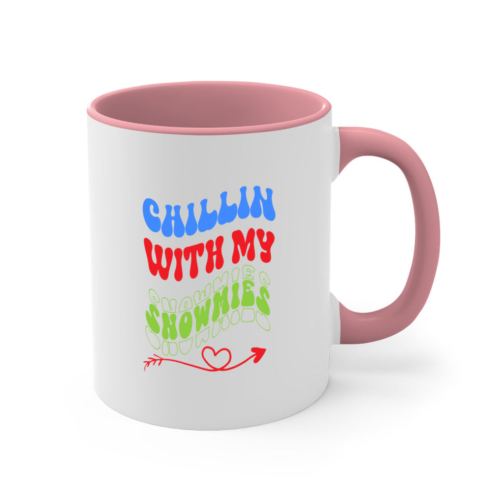 Chillin with my snowmies 42#- winter-Mug / Coffee Cup