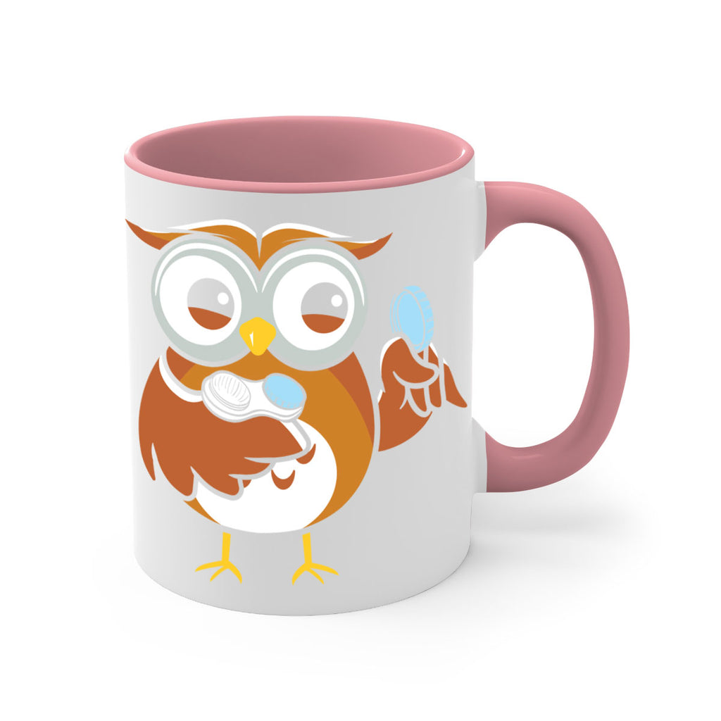 Funny Owl Contact Lens Case A TurtleRabbit 6#- owl-Mug / Coffee Cup