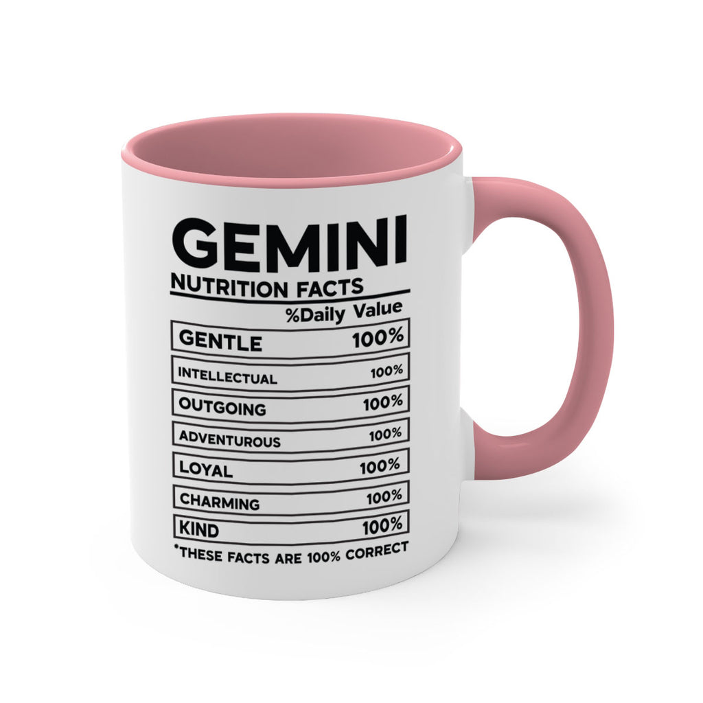 Gemini Nutrition Facts 220#- zodiac-Mug / Coffee Cup