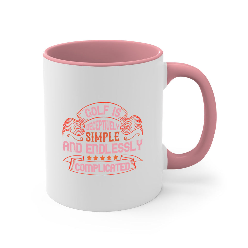 Golf is deceptively simple and endlessly complicated 2267#- golf-Mug / Coffee Cup