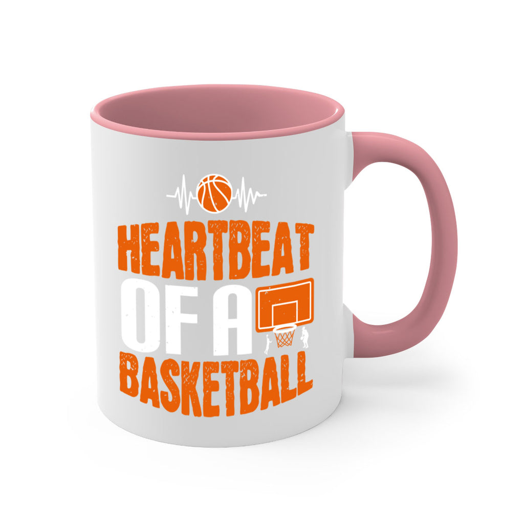 Heartbeat of a basketball 2298#- basketball-Mug / Coffee Cup