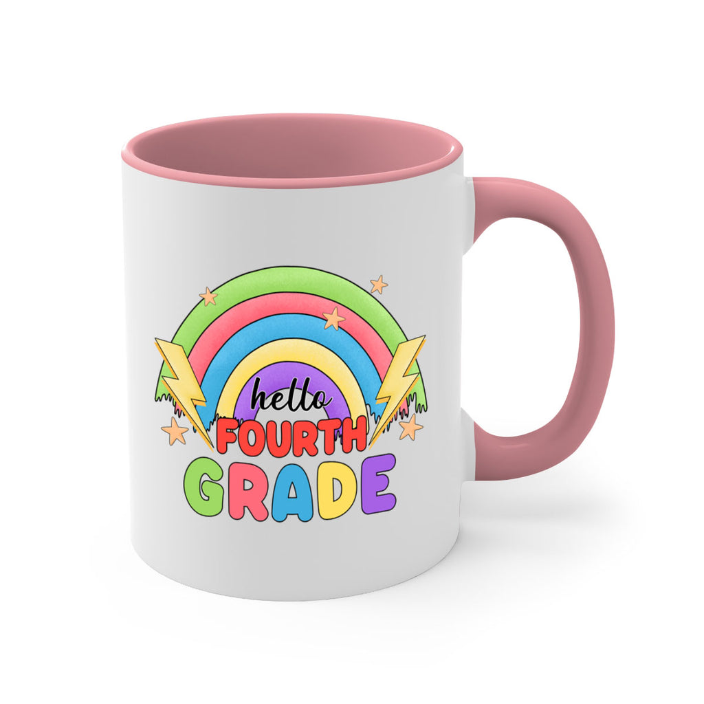 Hello 4th Grade Rainbow 13#- 4th grade-Mug / Coffee Cup