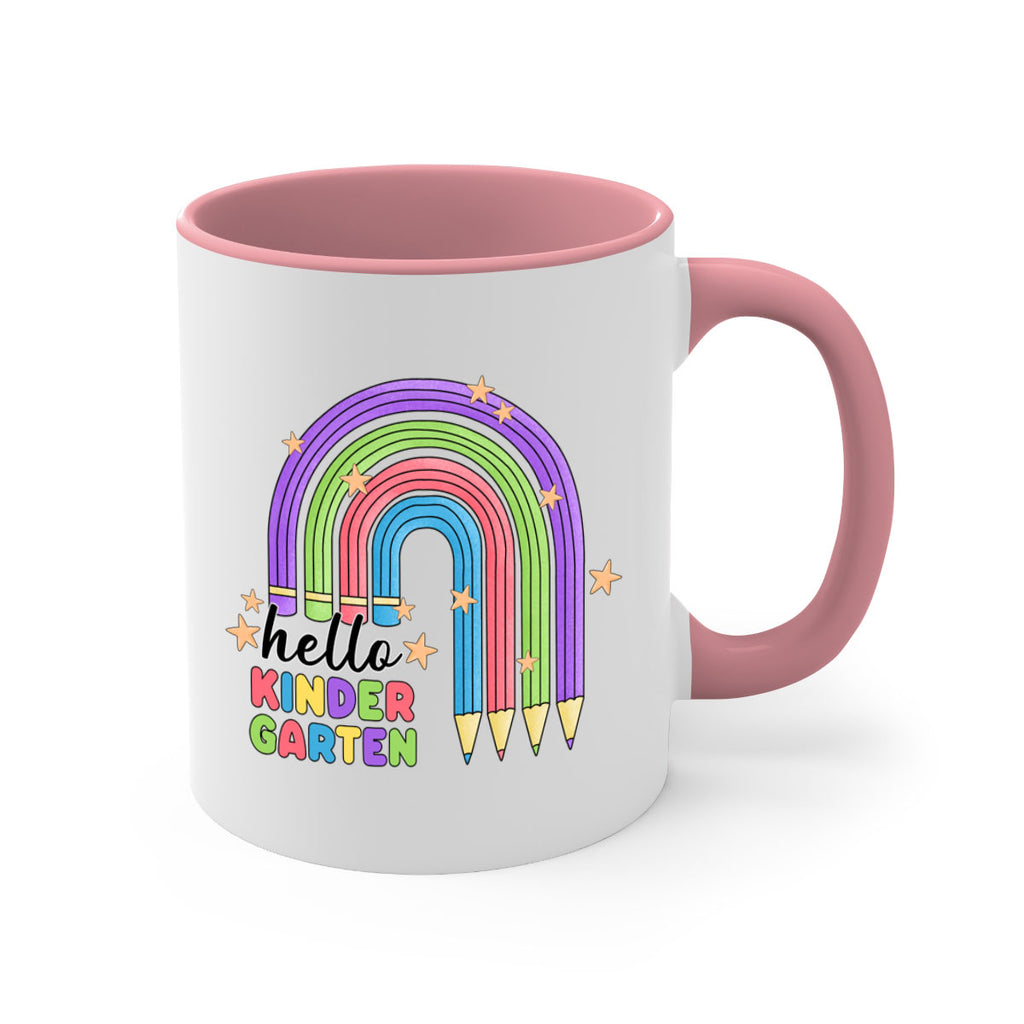 Hello Kindergarten Pencil Rainbow 4#- Kindergarten-Mug / Coffee Cup