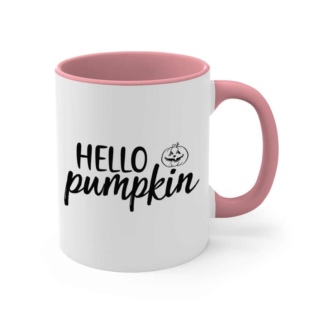 Hello Pumpkin 286#- fall-Mug / Coffee Cup
