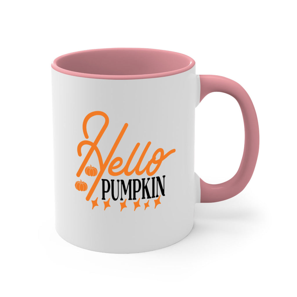 Hello Pumpkin 293#- fall-Mug / Coffee Cup