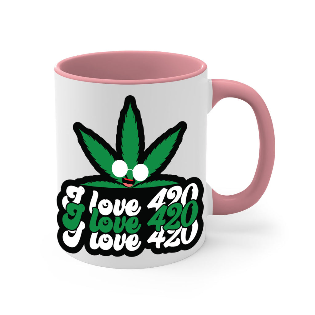 I love 420 123#- marijuana-Mug / Coffee Cup